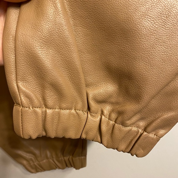 New Vylette sz Jr 13 Faux Leather Cargo Jogger Pants brown or tan new - Picture 4 of 7